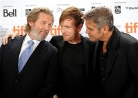 Jeff Bridges, Ewan McGregor y George Clooney de "The Men Who Stare at Goats"